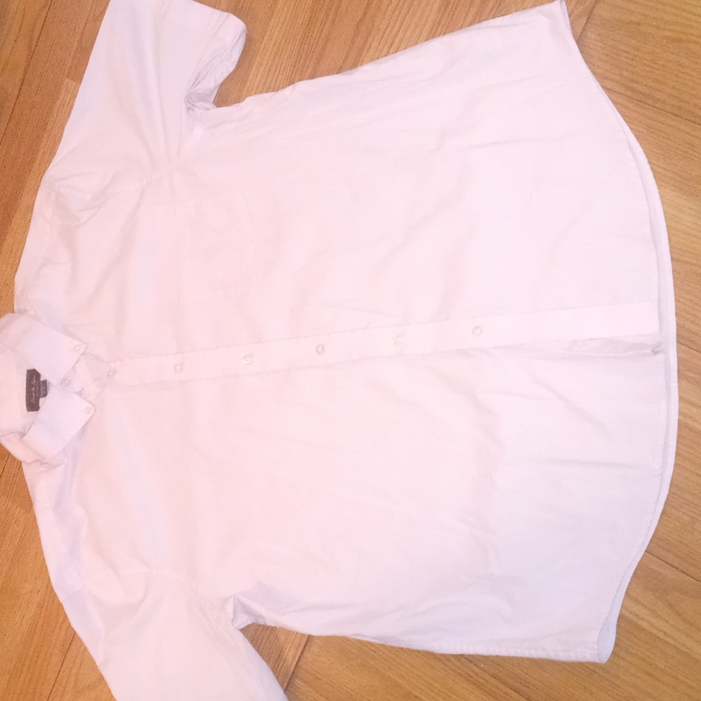 Men's Size 18 -18 1/2. Pink David Talor Collection. Dress Shirt.